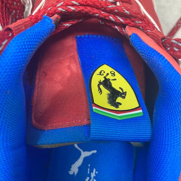 Puma Sneakers Scuderia Ferrari x Joshua Vides RS-X Mens US 12 Red - Picture 9 of 11